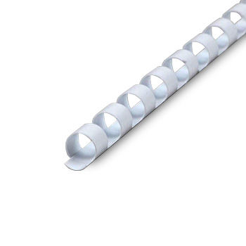 Argolas PVC Encadernar 10mm Branco 60 Folhas 35032 100un