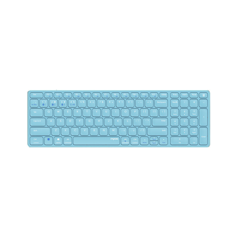 Teclado Wireless E9700M Ultra-Slim Azul