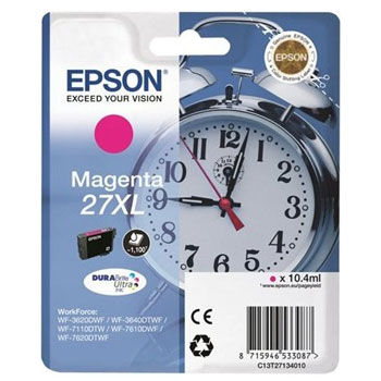 Tinteiro Epson 27XL Magenta C13T27134010 10,4ml
