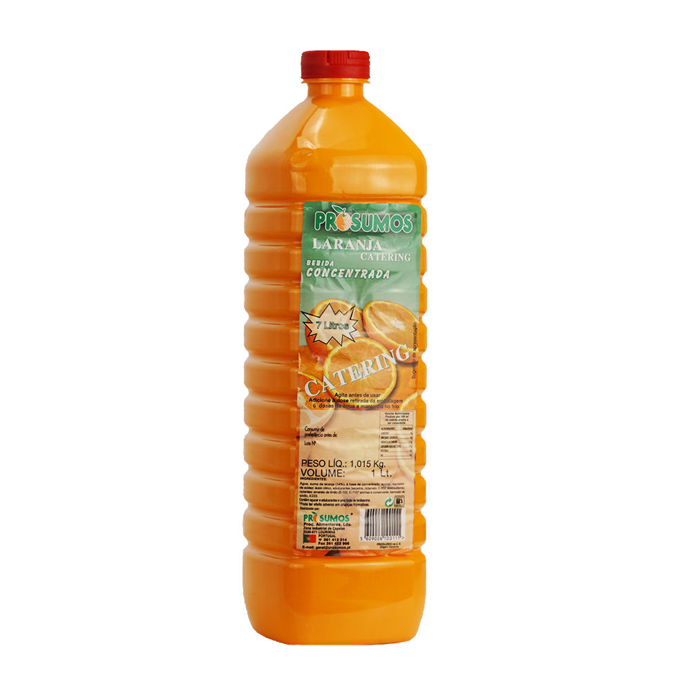 Refrigerante 1L=7L Concentrado Catering Laranja