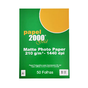 Papel A4 210g Inkjet Foto Mate 50 Folhas