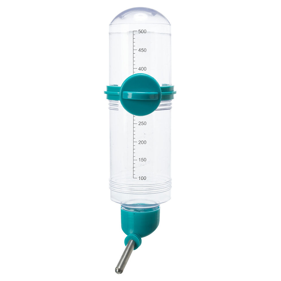 Miniatura: Bebedouro De Plástico Transparente Com Suporte De Rosca