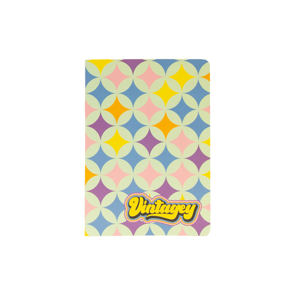 Caderno Agrafado A5 Quadriculado VINTAGEY Sparks 48Fls 1un