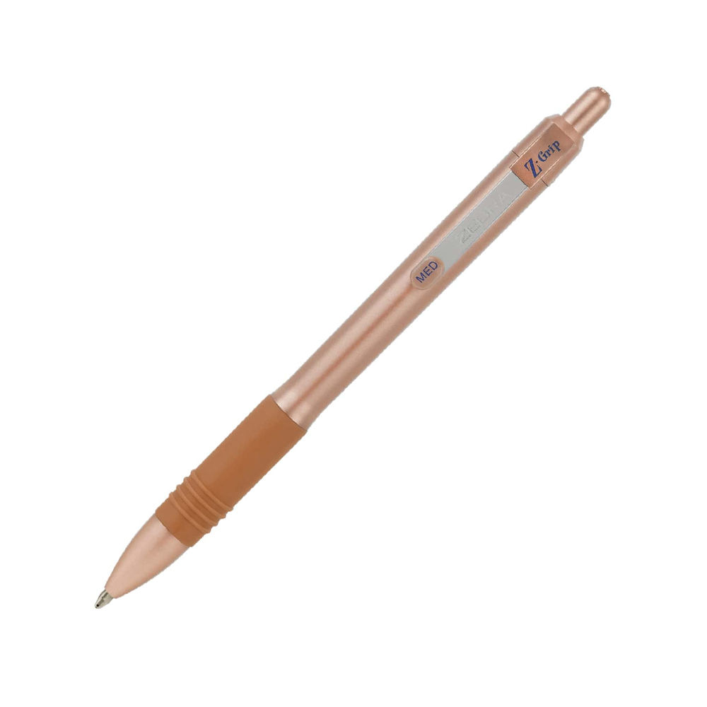 Esferográfica Z-Grip Smooth Rose Gold Azul 1mm 1un (Pack 2un)