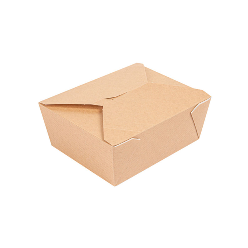 Caixa Cartolina Kraft 15,2x12,1x6,5cm 1350ml THEPACK 50un