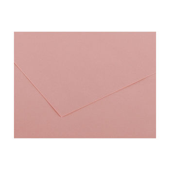 Cartolina A3 Rosa Pálido 185g Canson 50 Folhas