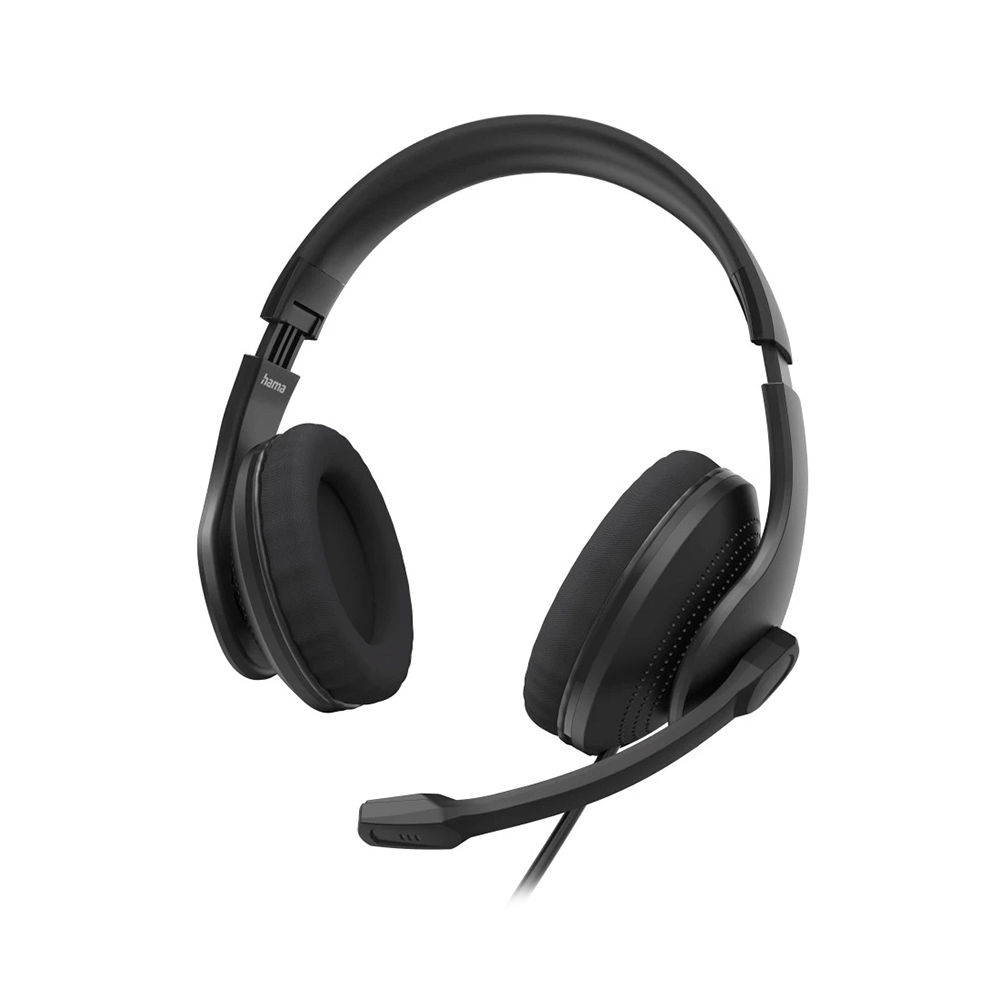 Headset Hama HS-USB300 V2 USB-A Preto