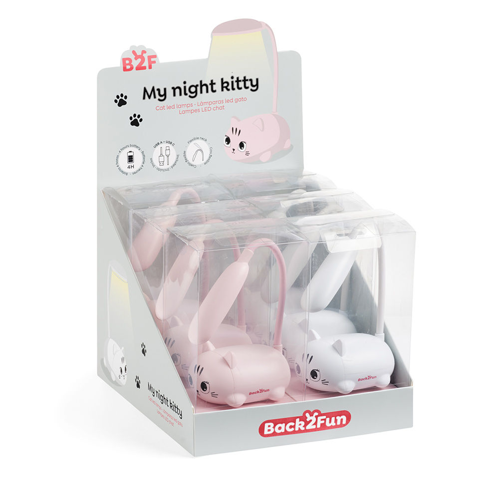 Candeeiro LED Kitty Expositor 6un