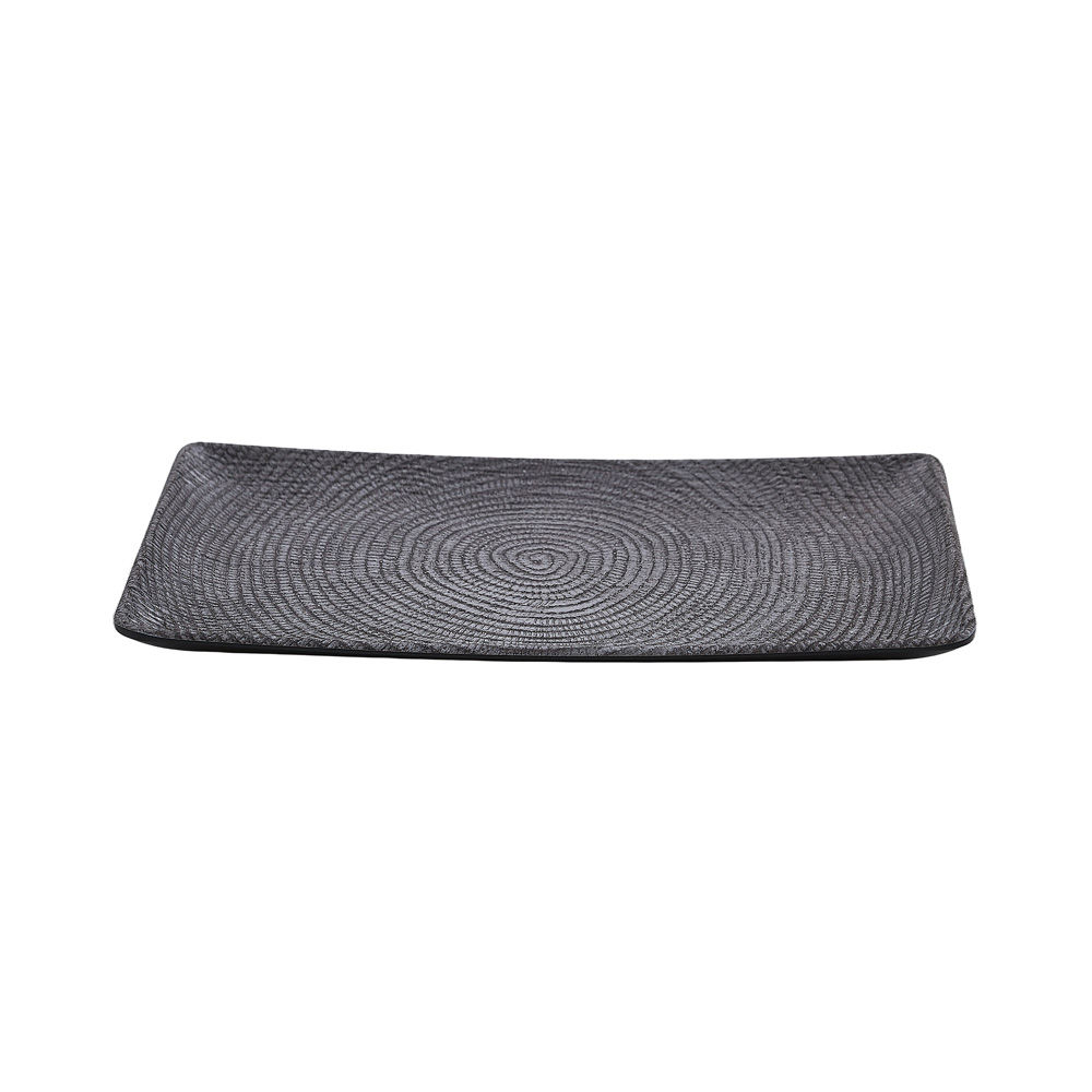 Prato 25x14x1.8cm Melamina Retangular LINES 1un (Pack 2un)