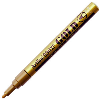 Marcador Permanente Médio Artline EK440 1,2mm Ouro 1un