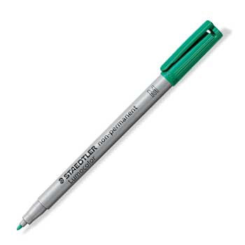 Marcador Médio Staedtler Lumocolor 315-5 1mm Verde 1un (Pack 10un)