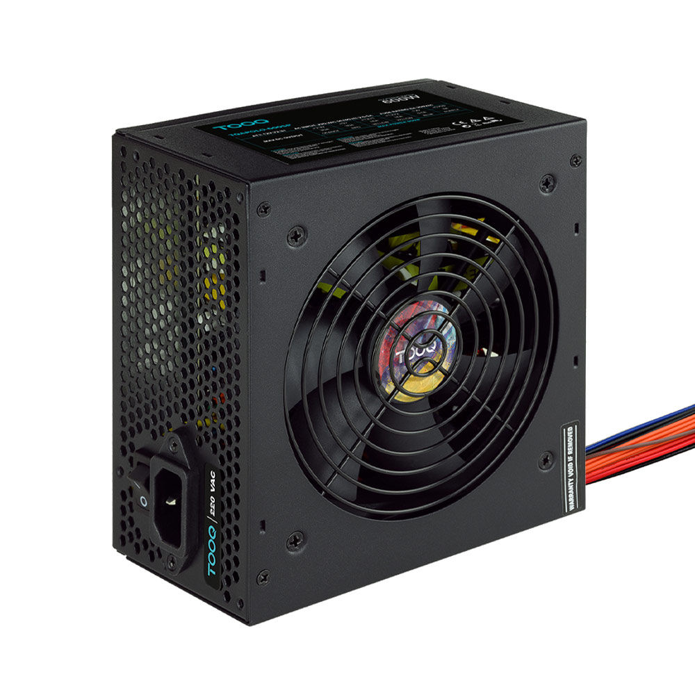 Fonte Alimentação TOOQ ATX 600W com PFC activo