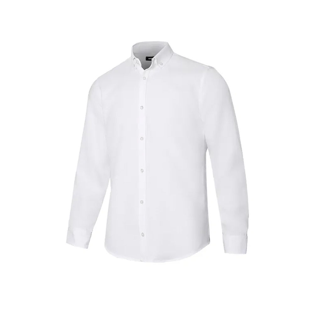 Camisa Manga Comprida Oxford Homem Tamanho M Branco
