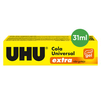 Cola Universal 031ml Extra Bisnaga Gel UHU 1un (Pack 2un)