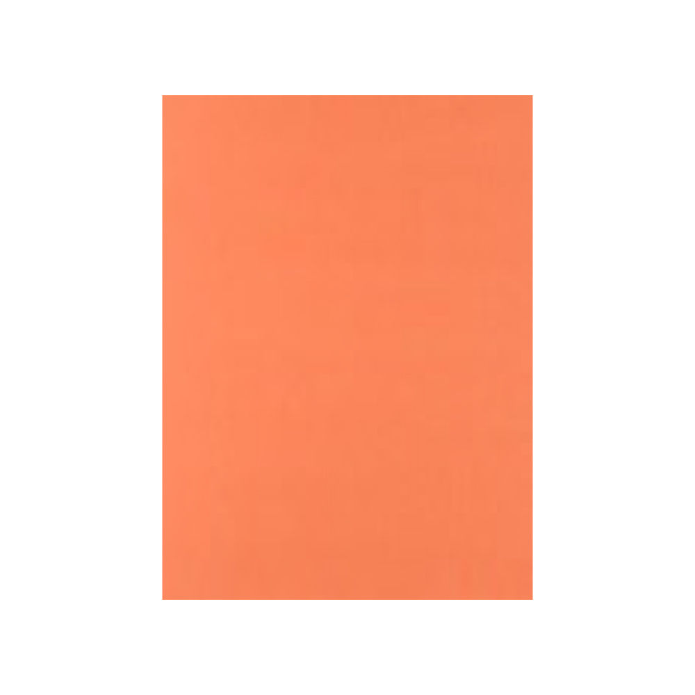 Cartolina 50x65cm Laranja Forte 6F 180g 1 Folha (Pack 5un)