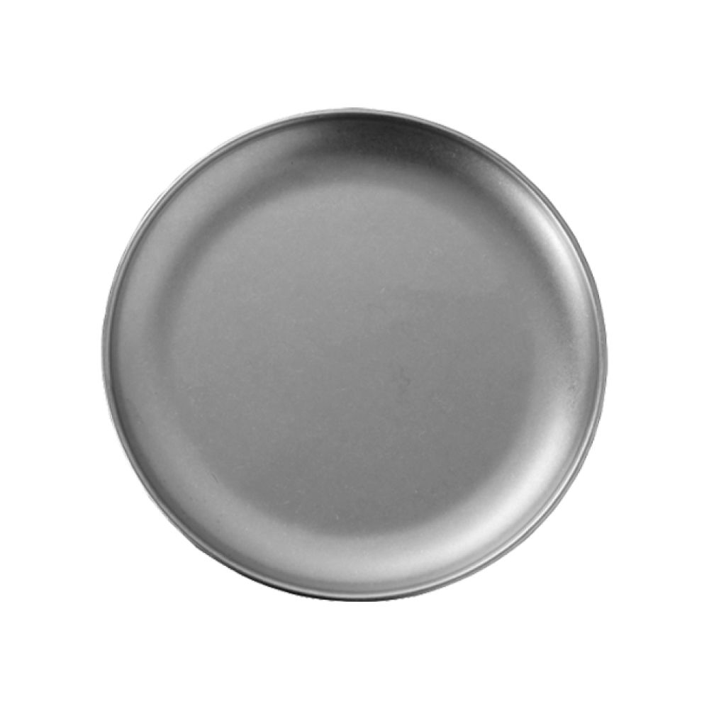 Prato 30cm Raso Redondo Liso ACERO INOx 1un (Pack 10un)