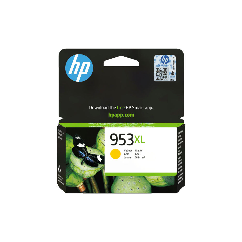 Tinteiro HP 953XL Amarelo F6U18A 20ml 1600 Pág.