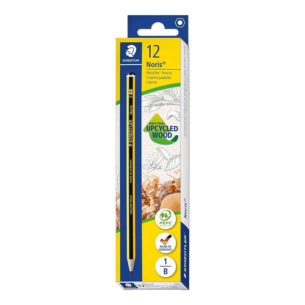 Lápis Grafite Nº1-B Noris 120-1 Cx 12un