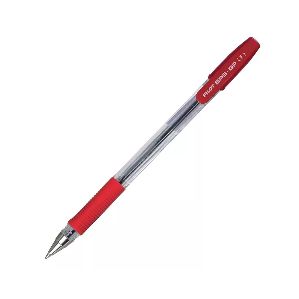 Esferografica Pilot BPS-GP Grip Vermelho 0,7mm 1un (Pack 12un)