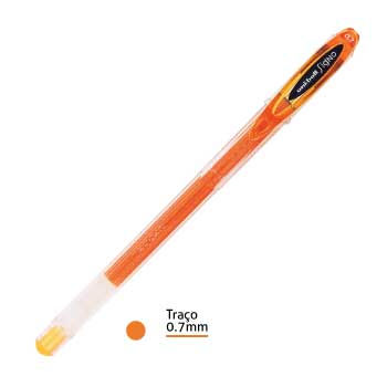 Esferográfica Gel Uni Signo UM120 Laranja 0,7mm 1un (Pack 2un)