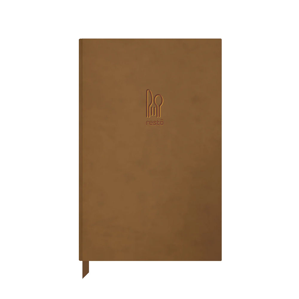 Agenda Restaurante 185x290mm Castanho