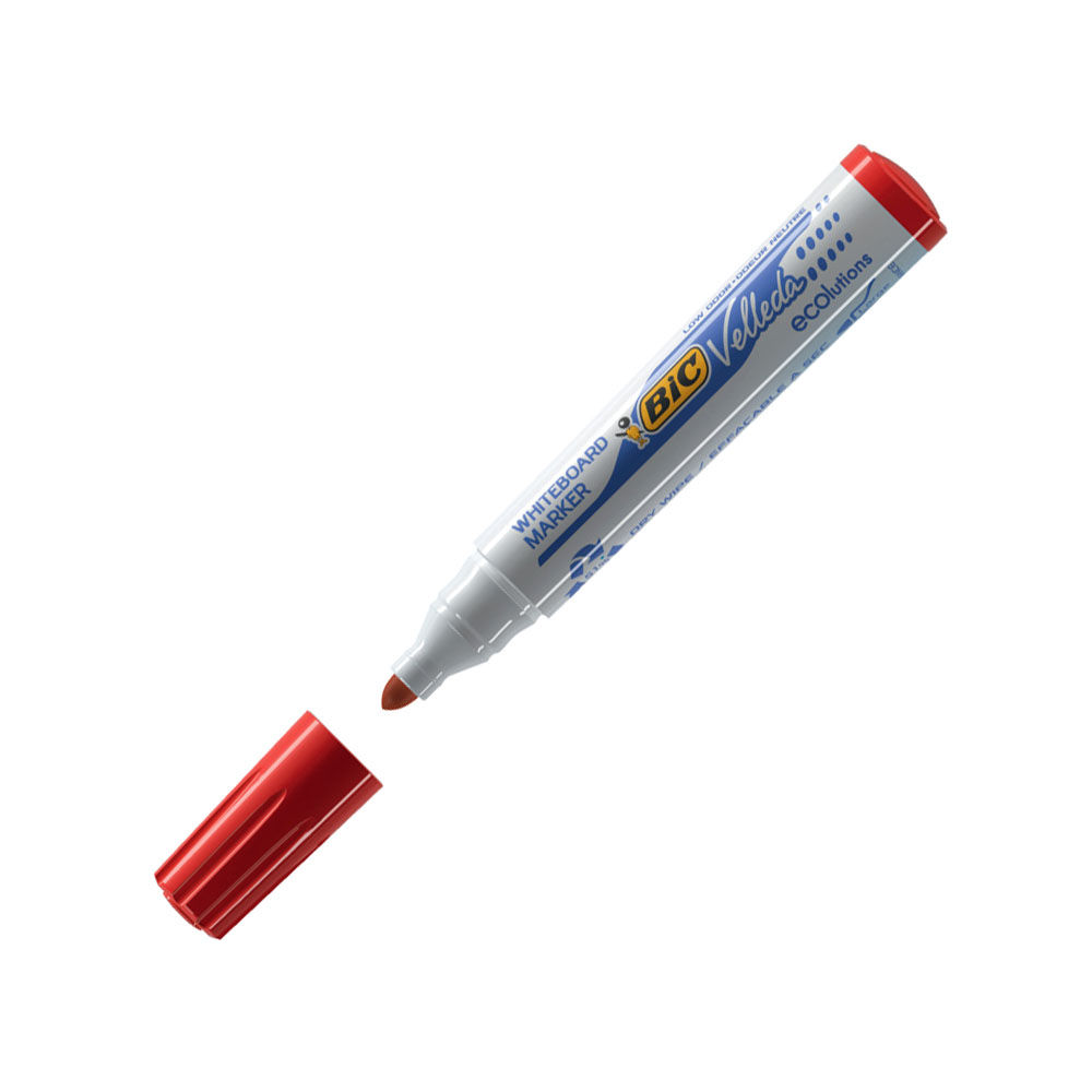 Marcador Quadros Brancos BIC 1701 1,4mm Vermelho 1un (Pack 3un)