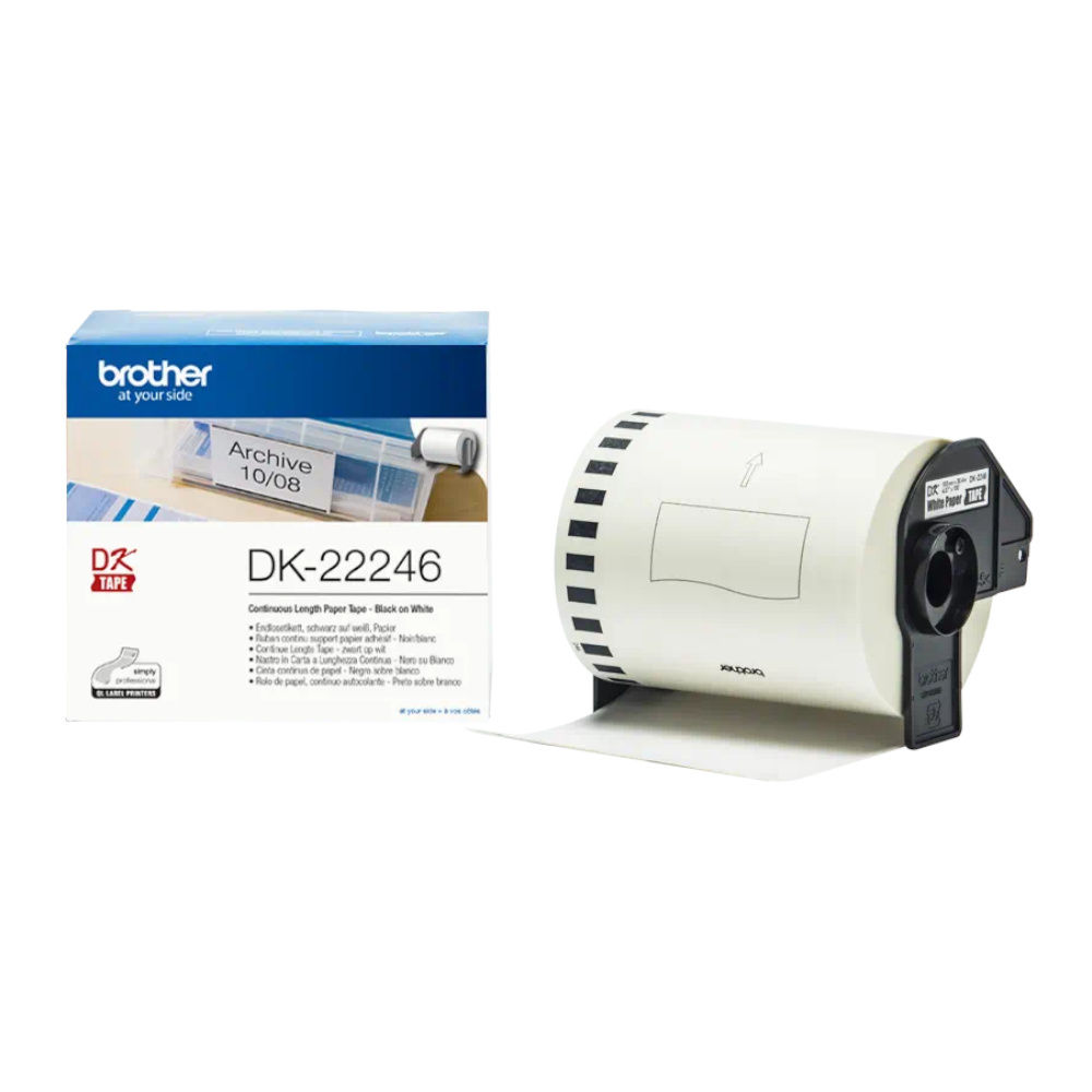 Rolo Papel Térmico Contínuo Branco 103mmx30,48m