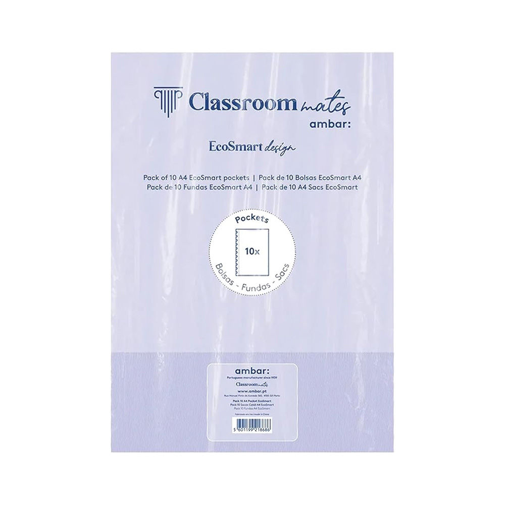Bolsa (Micas) para Caderno EcoSmart A4 Ambar 10un