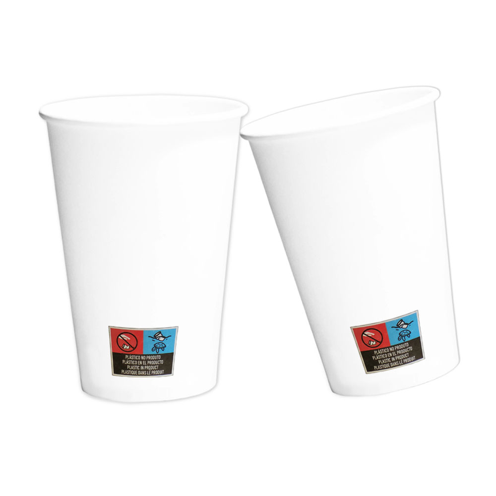 Copos 325ml Papel 11oz Branco 100un