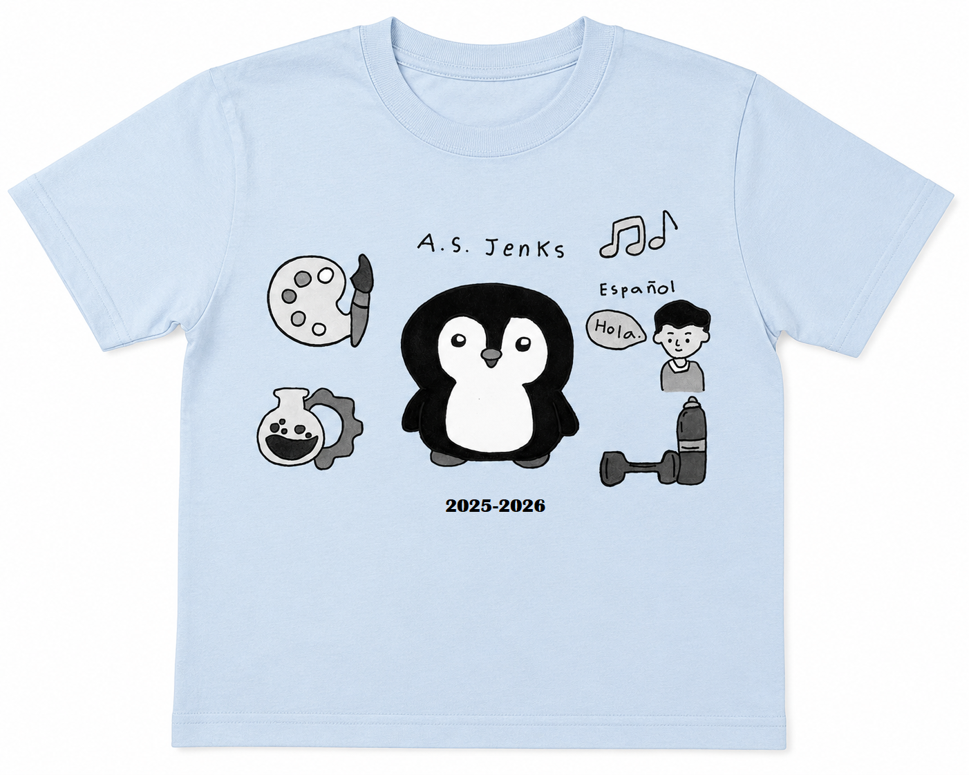 *Student Designed A.S. Jenks* - Shirts Youth Sizes