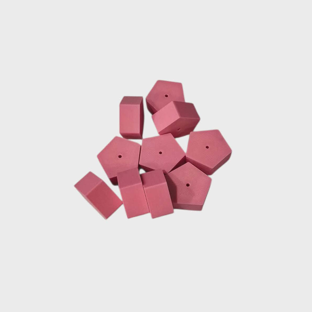 5-Sided Statement Beads | 27mm Flatback Beads | Chunky Geometric Beads | Beadabl