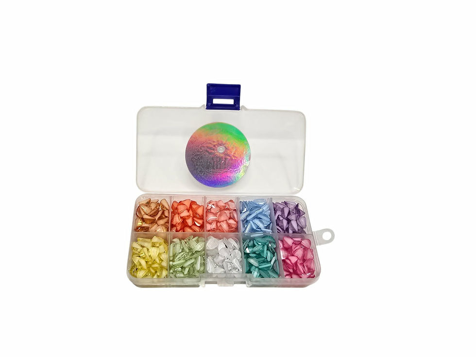 Thumbnail: Bead Builder - BEAD only kits - Mixed Shape and Colors (Hearts, Horse Eye/Petal)