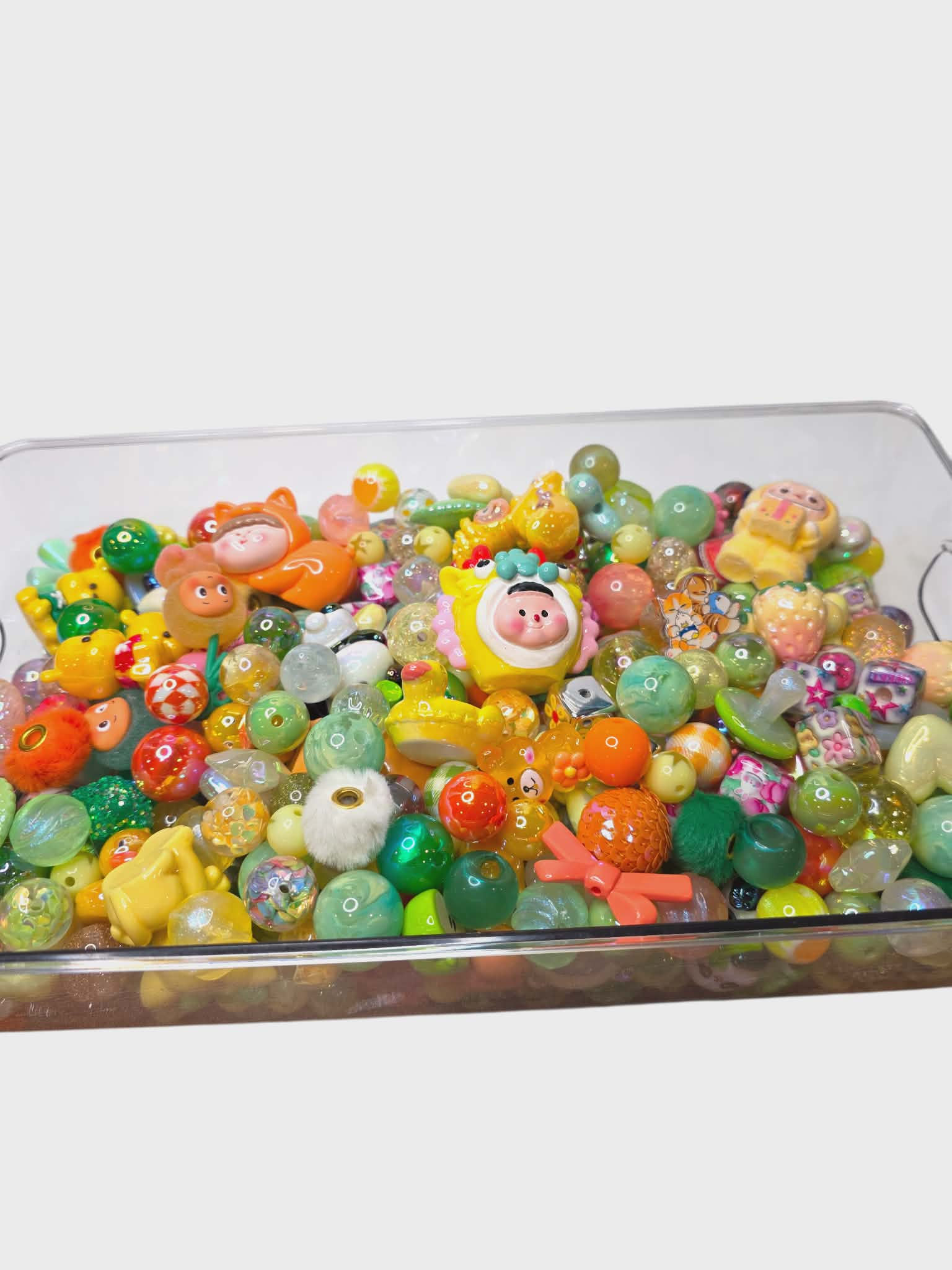 Premium Bead Mix 8oz | Pen Bar Ready Mix - Orange/Yellow/Green