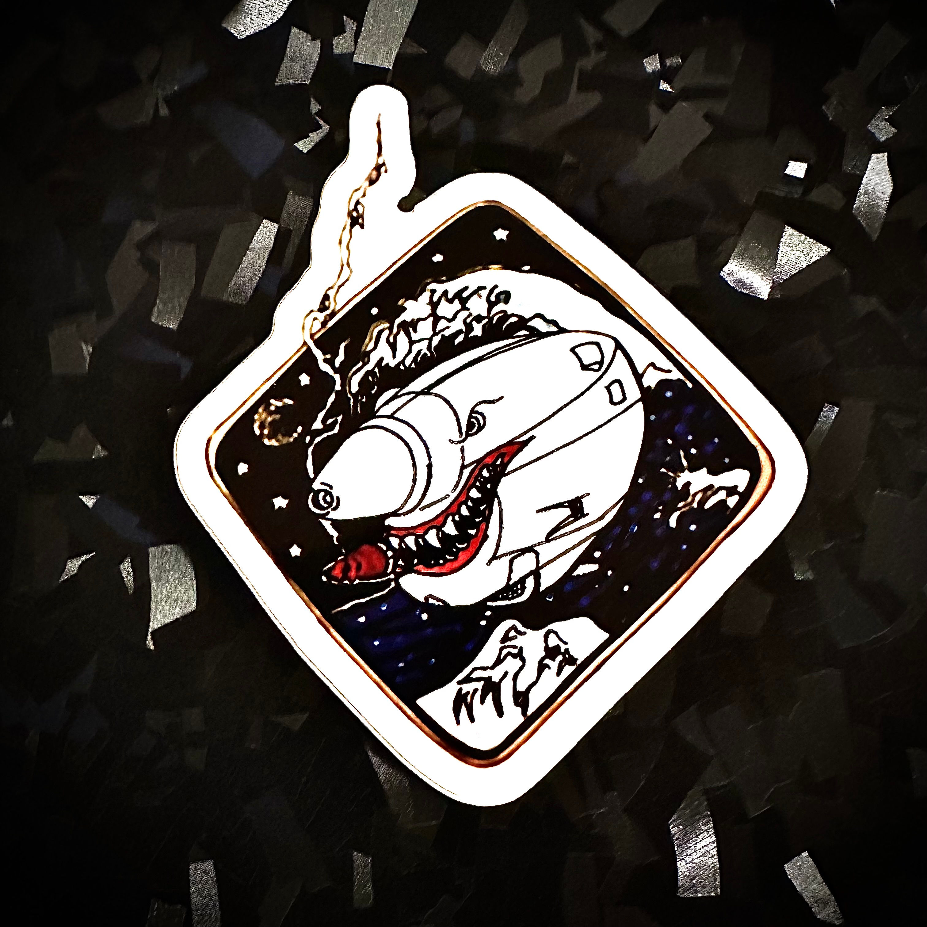 T56 Smoking Tiger Sticker