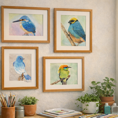 Watercolor Birds