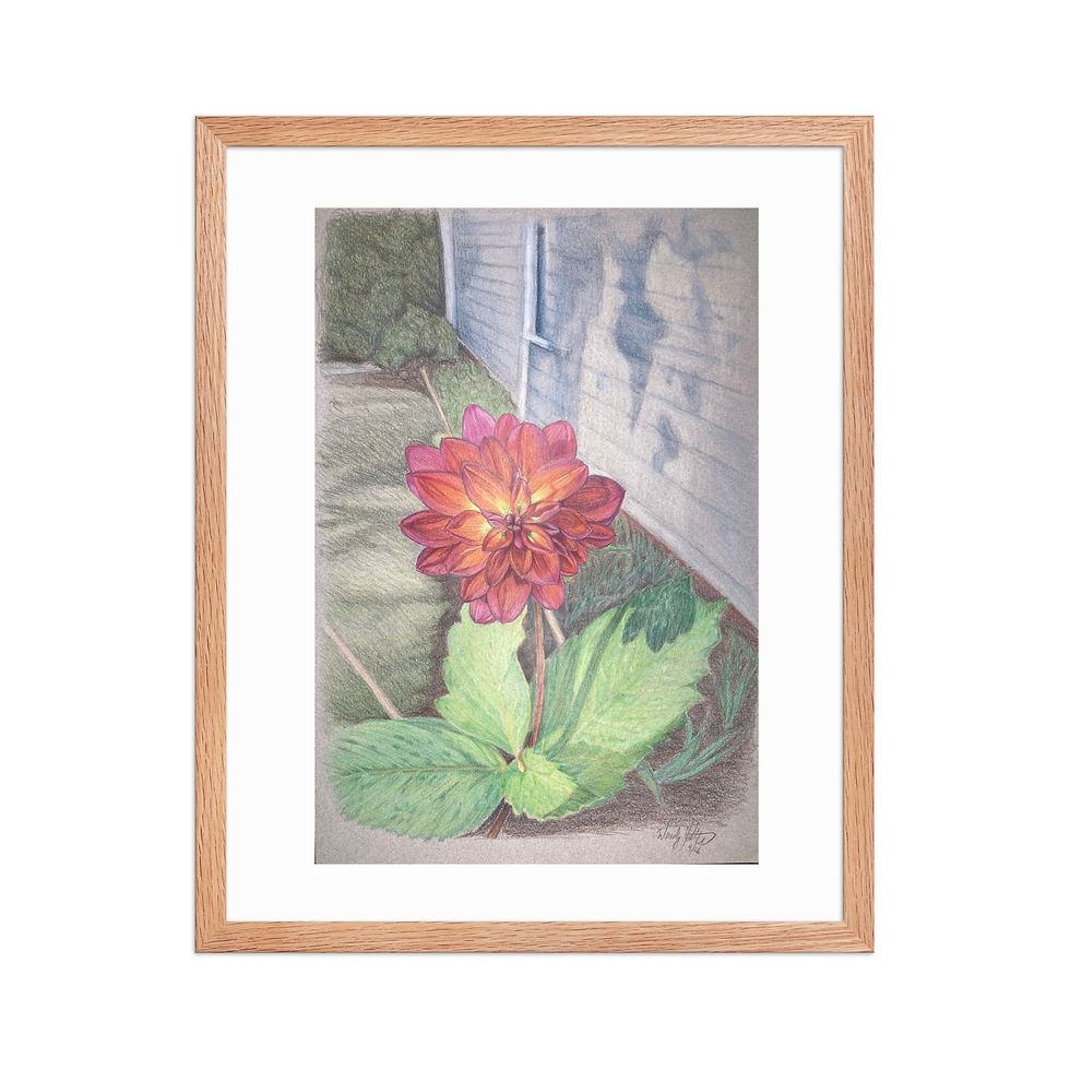 Thumbnail: Where the Light Found Me- Framed Print