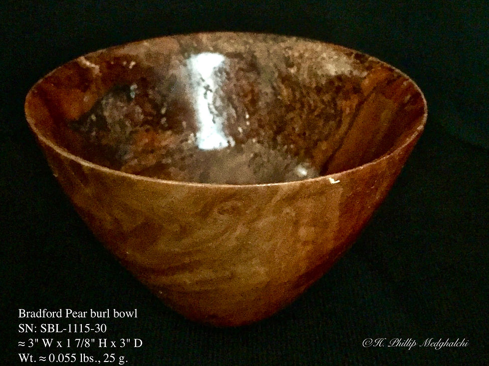 Bradford Pear Burl bowl (very small)