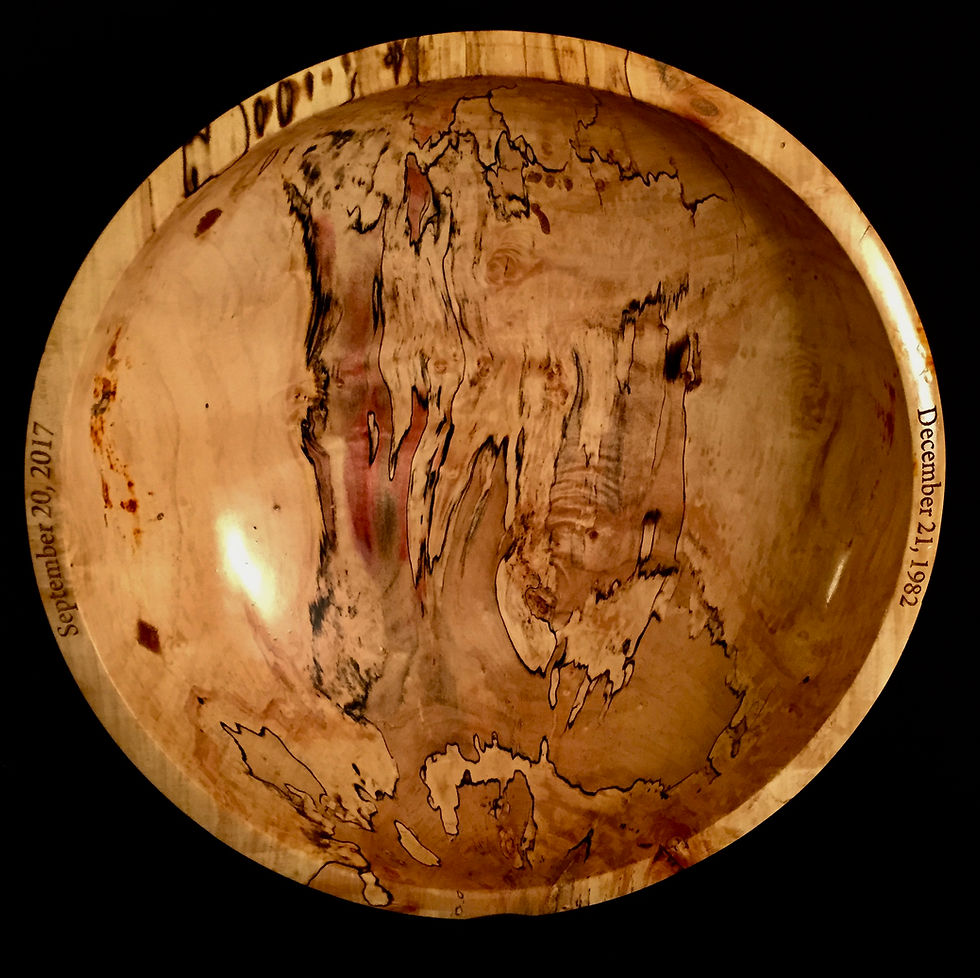 Thumbnail: Spalted Box Elder Salad bowl