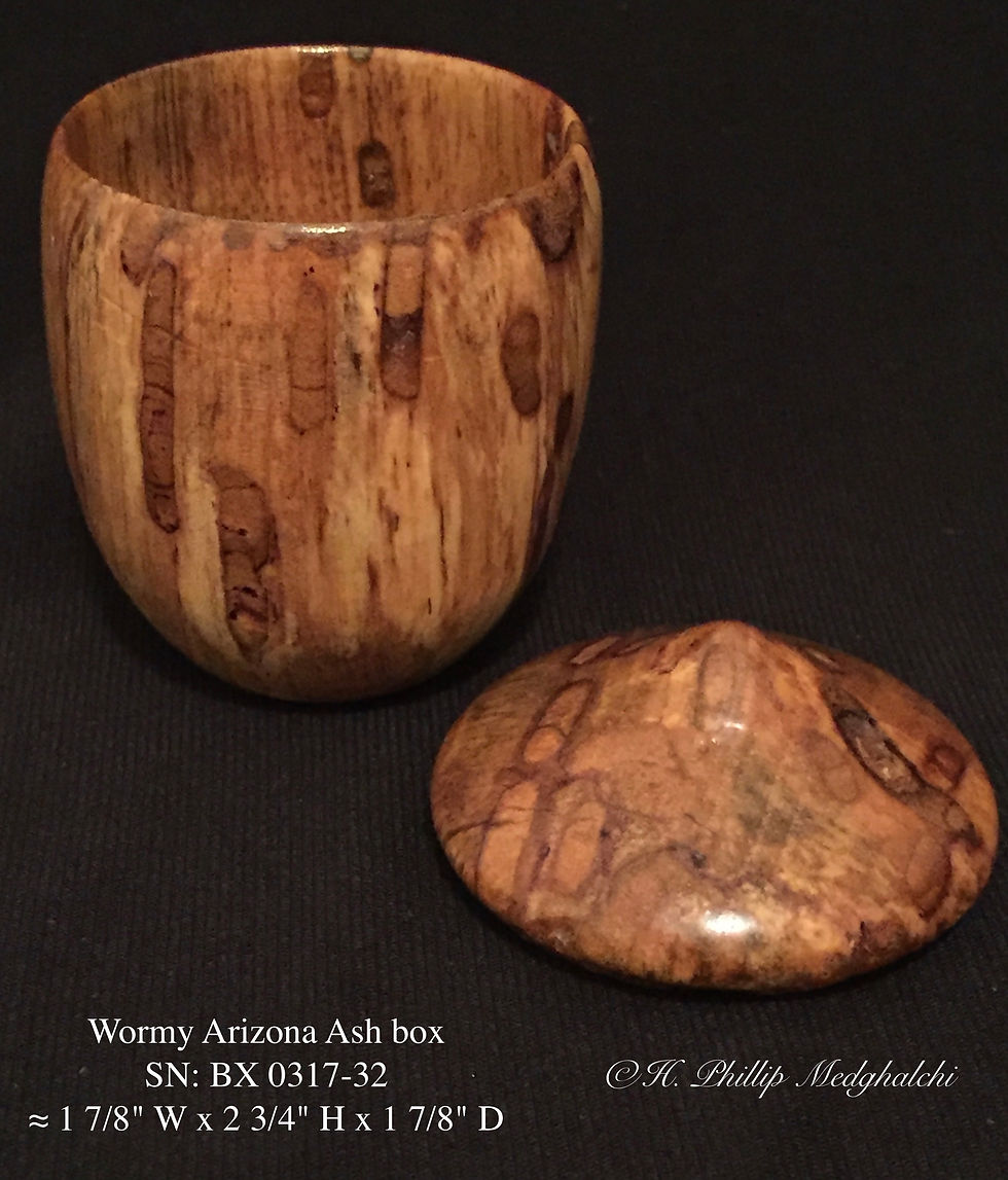 Thumbnail: 32- Wormy Arizona Ash  box