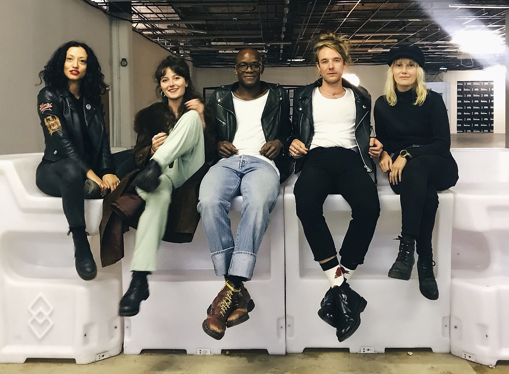 L - R: Terry Palamara, Scarlett Saunders, Jamiu Agboke, Conrad Armstrong, RJ Davis