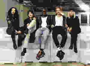 L - R: Terry Palamara, Scarlett Saunders, Jamiu Agboke, Conrad Armstrong, RJ Davis