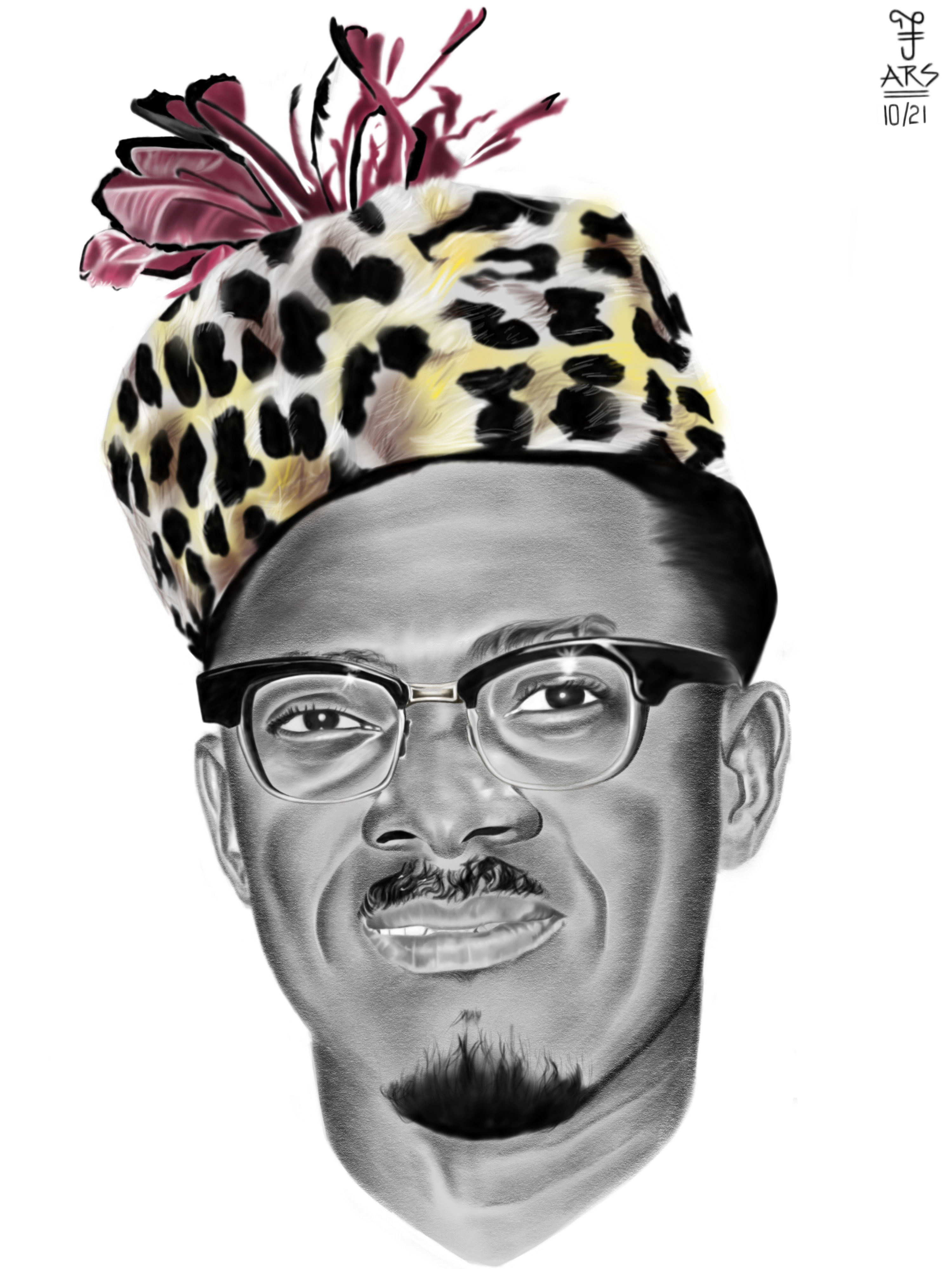 Lumumba, Sketchbook Pro (Ipad), 2021