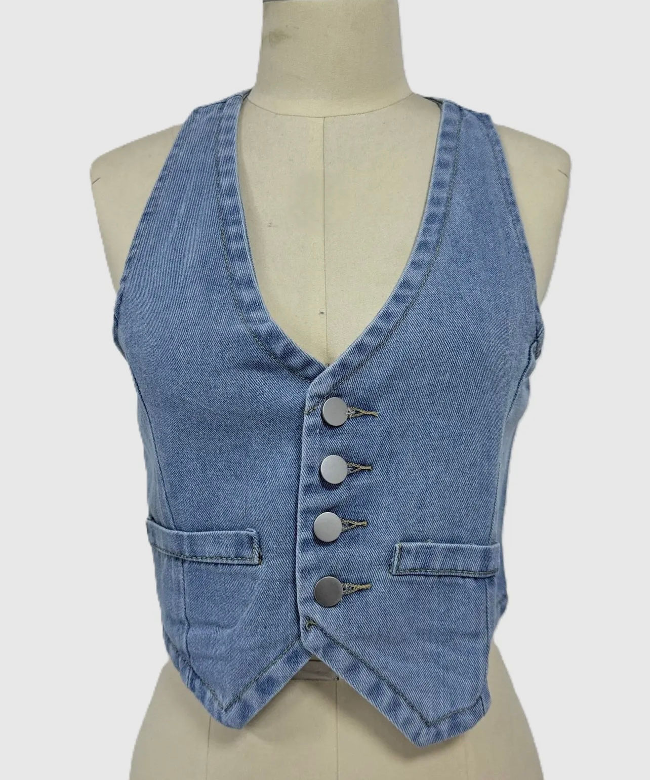 Denim Cowgirl Vest