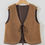 Thumbnail: Contrast Trim Sherpa Vest