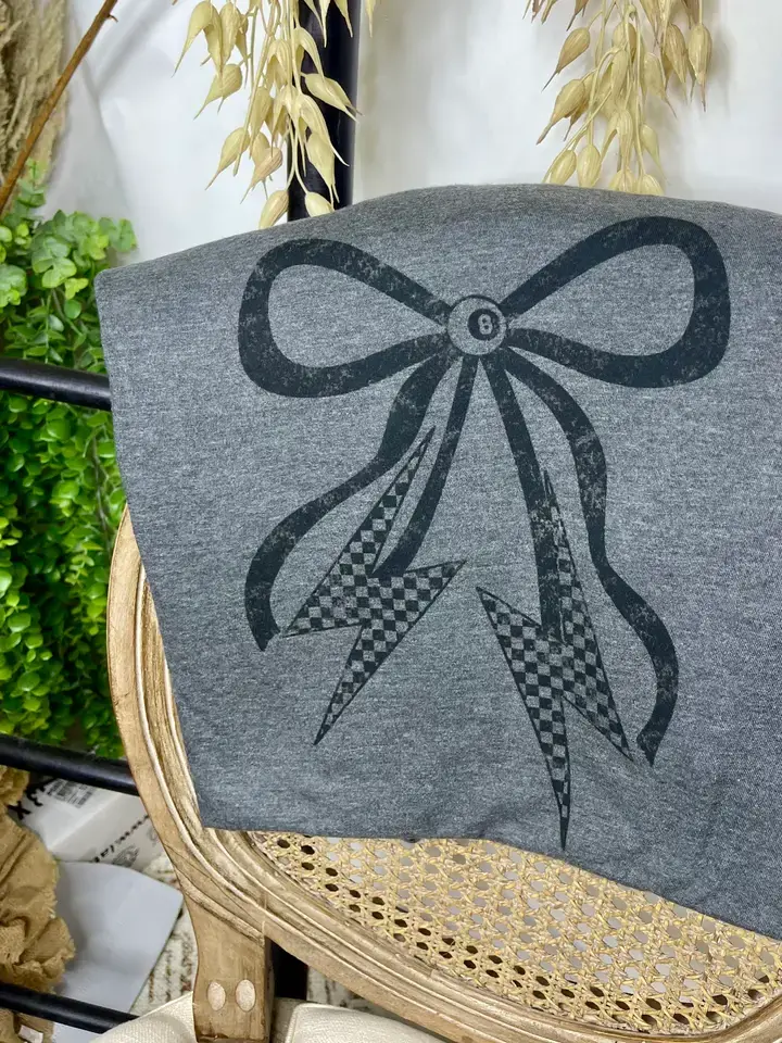 Bow and Checkered Bolts (T-Shirt)