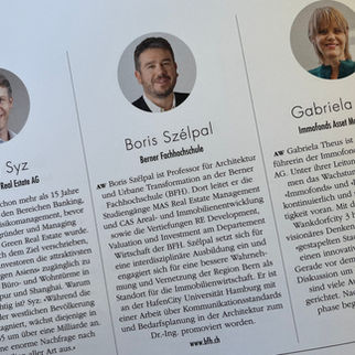Boris bei den 100 Köpfen der Schweizer Immobilienbranche 2025!