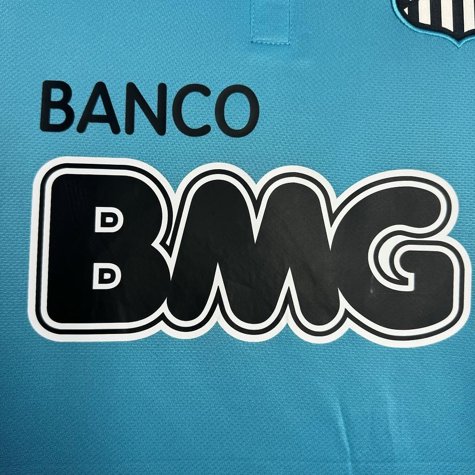 Thumbnail: Santos 12/13 third blue long sleeves retro shirt jersey trikot camiseta maillot