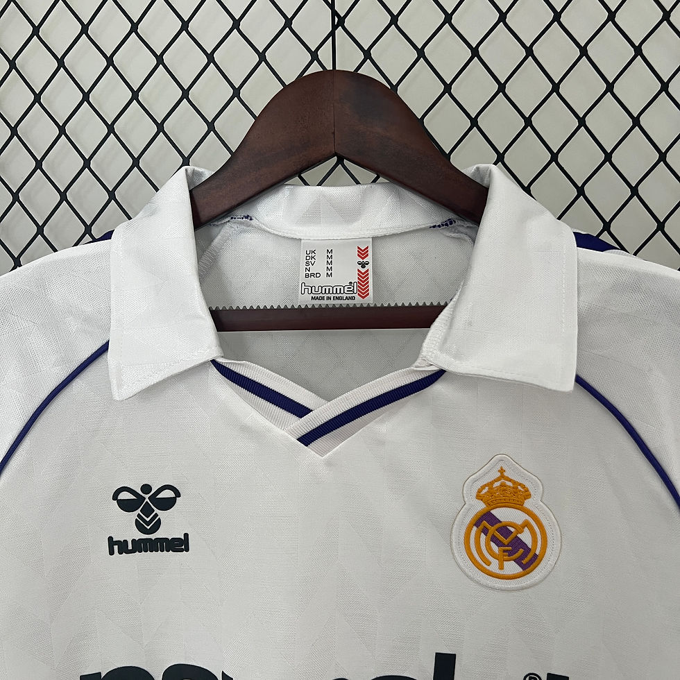 Real Madrid 86/88 home shirt jersey trikot camiseta maillot