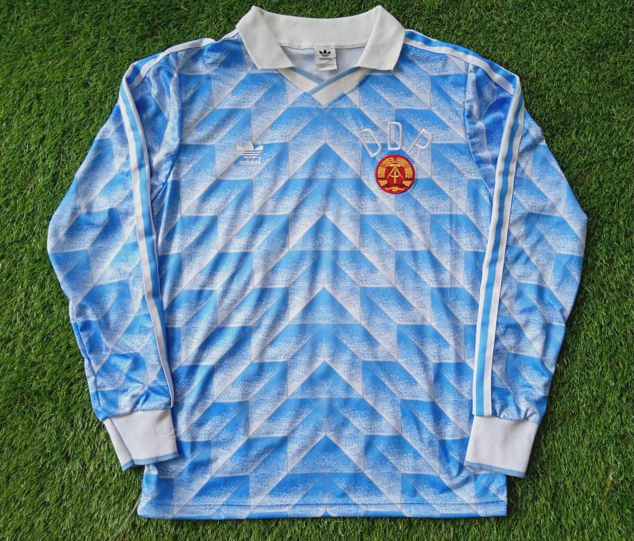 DDR GDR East Germany 1988-90 home shirt long sleeve
