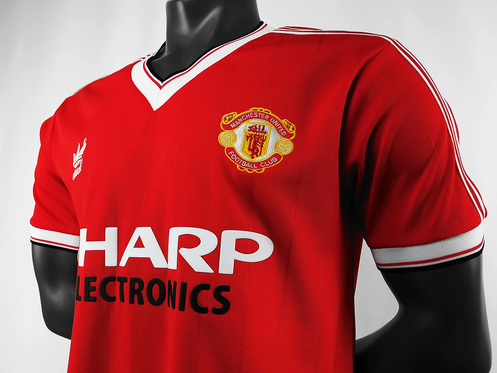 Thumbnail: Manchester United 1982-83 home retro shirt Sharp Electronics